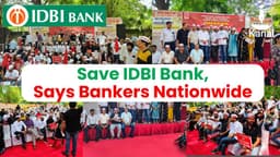 IDBI Bank Workers Mass Dharna at Jantar Mantar Resisting Privatisation Plot