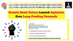 Gramin Bank Staff Unions Announce Agitation Over Long-Pending Demands