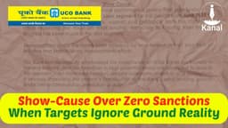 UCO Bank’s “Zero Sanction” Show-Cause: Has Banking Reduced Employees to Just Target-Machines?