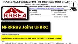 NFRRRBS Joins UFBRO to Support Bank Retirees’ Movement