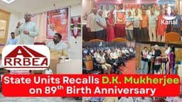 AIRRBEA State Units Celebrate Dilip Kumar Mukherjee’s 89th Birth Anniversary Across India