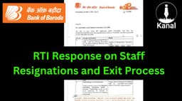 Bank of Baroda RTI Reveals Employee Resignations and Exit Interview Process: AIBOBOU Responds