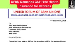 Bank Unions Urge Finance Minister to Exempt Retirees’ Medical Insurance Premiums from GST