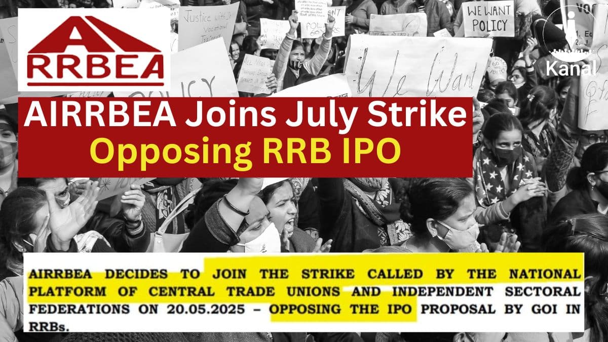 AIRRBEA to Join National Strike on July 9 Opposing RRB Privatisation Through IPO Route