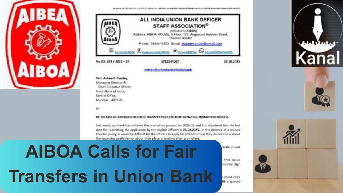 AIBOA Urges Union Bank to Revise Transfer Policy Before Promotions
